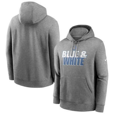 Толстовка Indianapolis Colts Nike Fan Gear Local Club - Heathered Charcoal