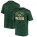 Футболка Green Bay Packers Fanatics Green Iconic Defender Stealth Arc