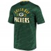 Футболка Green Bay Packers Fanatics Green Iconic Defender Stealth Arc
