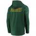 Толстовка на молнии Green Bay Packers Fanatics Green Iconic Embossed Defender