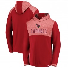 Arizona Cardinals Fanatics Cardinal Iconic Marbled Clutch Hoodie Long Sleeve T-Shirt