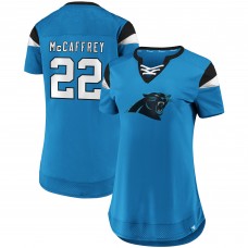 Футболка Christian McCaffrey Carolina Panthers Womens Athena Name & Number Fashion - Blue