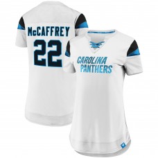 Футболка Christian McCaffrey Carolina Panthers Womens Athena Name & Number Fashion - White