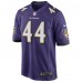 Игровая джерси Marlon Humphrey Baltimore Ravens Nike Game - Purple