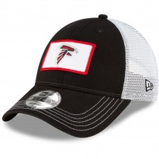 Atlanta Falcons New Era Jammer Trucker 9FORTY Snapback Hat - Black
