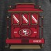 Футболка с длинным рукавом San Francisco 49ers Hometown Trolley Car - Heather Gray