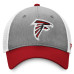 Бейсболка Atlanta Falcons Fanatics Gray/Red Tri-Tone Trucker