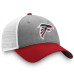 Бейсболка Atlanta Falcons Fanatics Gray/Red Tri-Tone Trucker
