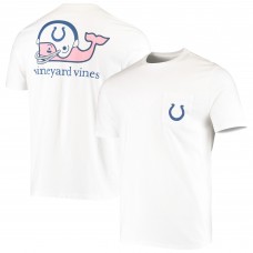 Indianapolis Colts Vineyard Vines Team Whale Helmet T-Shirt - White