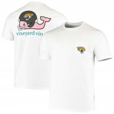 Jacksonville Jaguars Vineyard Vines Team Whale Helmet T-Shirt - White