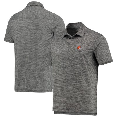 Поло Cleveland Browns Vineyard Vines Destin Stripe Sankaty - Charcoal