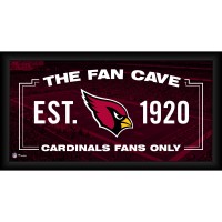 Arizona Cardinals Fanatics Authentic Framed 10 x 20 Fan Cave Collage
