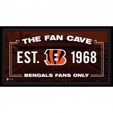 Cincinnati Bengals Fanatics Authentic Framed 10 x 20 Fan Cave Collage