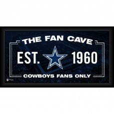 Dallas Cowboys Fanatics Authentic Framed 10 x 20 Fan Cave Collage