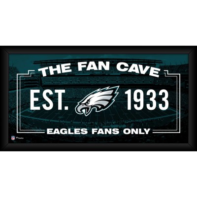 Philadelphia Eagles Fanatics Authentic Framed 10 x 20 Fan Cave Collage