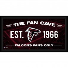 Atlanta Falcons Fanatics Authentic Framed 10 x 20 Fan Cave Collage