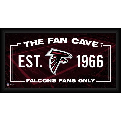 Atlanta Falcons Fanatics Authentic Framed 10 x 20 Fan Cave Collage