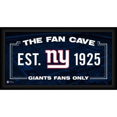 New York Giants Fanatics Authentic Framed 10 x 20 Fan Cave Collage