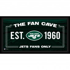 New York Jets Fanatics Authentic Framed 10 x 20 Fan Cave Collage New York Jets Fanatics Authentic Framed 10 x 20 Fan Cave Collage