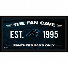 Carolina Panthers Fanatics Authentic Framed 10 x 20 Fan Cave Collage