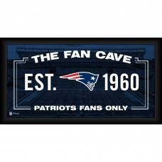 New England Patriots Fanatics Authentic Framed 10 x 20 Fan Cave Collage