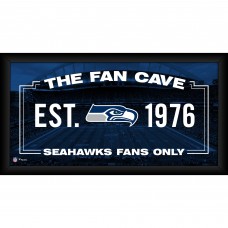 Seattle Seahawks Fanatics Authentic Framed 10 x 20 Fan Cave Collage