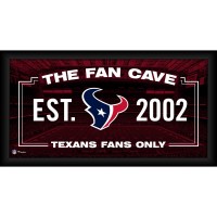 Houston Texans Fanatics Authentic Framed 10 x 20 Fan Cave Collage