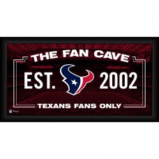 Houston Texans Fanatics Authentic Framed 10 x 20 Fan Cave Collage