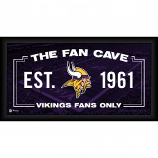 Minnesota Vikings Fanatics Authentic Framed 10 x 20 Fan Cave Collage