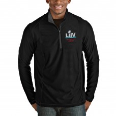 Кофта на короткой молнии San Francisco 49ers Antigua Super Bowl LIV Bound Tempo- Black