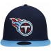 Бейсболка Tennessee Titans New Era Basic 9FIFTY Adjustable - Navy/Light Blue