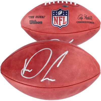 Мяч американского футбола NFL Dalvin Cook New York Jets Authentic Autographed Duke