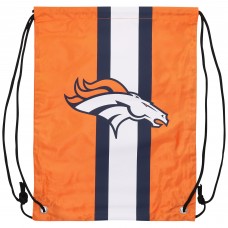 Denver Broncos FOCO Team Stripe Drawstring Backpack