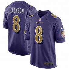Игровая джерси Lamar Jackson Baltimore Ravens Nike Alternate Game - Purple