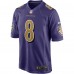 Игровая джерси Lamar Jackson Baltimore Ravens Nike Alternate Game - Purple