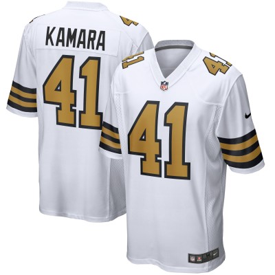 Игровая джерси Alvin Kamara New Orleans Saints Nike Alternate Game - White