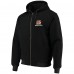 Cincinnati Bengals Dunbrooke Black Craftsman Thermal-Lined Full-Zip Hoodie