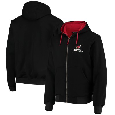 Толстовка на молнии Arizona Cardinals Dunbrooke Craftsman Thermal-Lined - Black