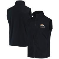 Denver Broncos Navy Houston Fleece Full-Zip Vest