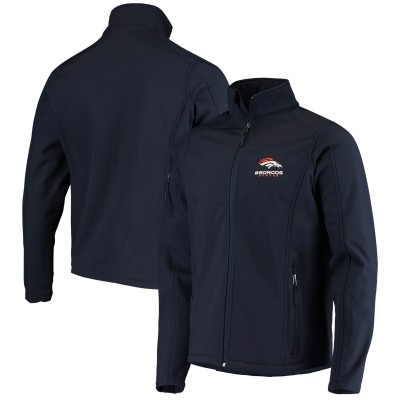Denver Broncos Dunbrooke Navy Sonoma Softshell Full-Zip Jacket