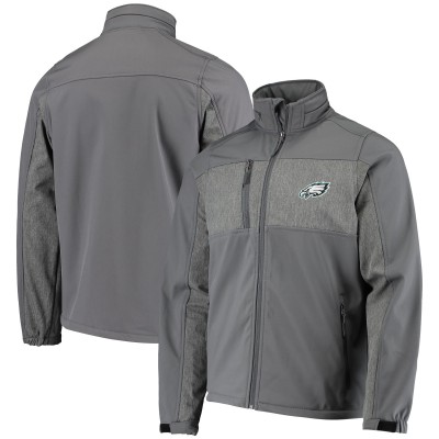 Кофта на молнии Philadelphia Eagles Dunbrooke Circle Zephyr Softshell - Graphite