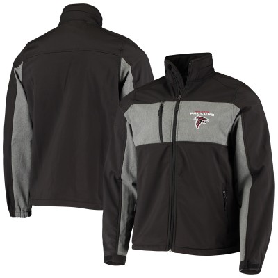 Кофта на молнии Atlanta Falcons Dunbrooke Circle Zephyr Softshell - Black