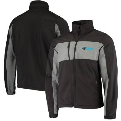 Куртка на молнии Carolina Panthers Dunbrooke Circle Zephyr Softshell - Black