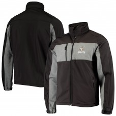 Кофта на молнии New Orleans Saints Dunbrooke Circle Zephyr Softshell - Black