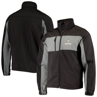 Кофта на молнии New Orleans Saints Dunbrooke Circle Zephyr Softshell - Black