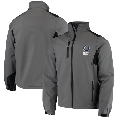Кофта на молнии Indianapolis Colts Dunbrooke Circle Softshell Fleece - Charcoal