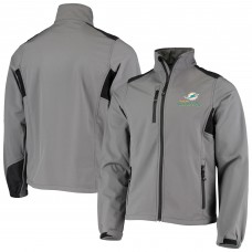 Кофта на молнии Miami Dolphins Dunbrooke Circle Softshell Fleece - Charcoal