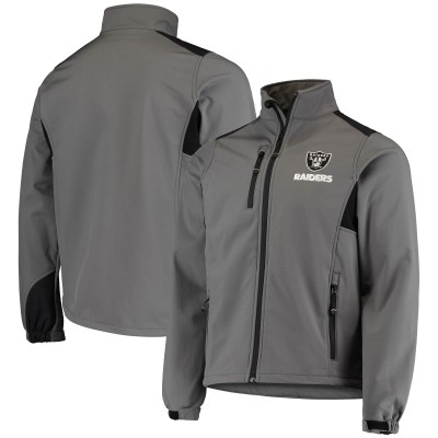 Кофта на молнии Las Vegas Raiders Dunbrooke Circle Softshell Fleece - Charcoal