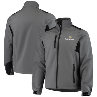 Куртка флисовая Minnesota Vikings Dunbrooke Circle Softshell - Charcoal