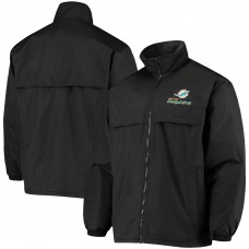 Miami Dolphins Dunbrooke Black Triumph Fleece Full-Zip Jacket
